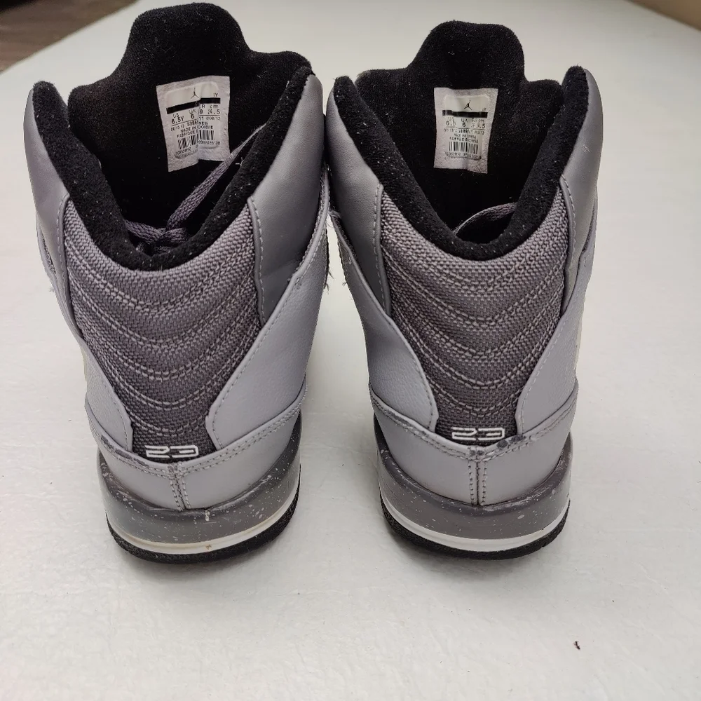 Jordan Youth Gray High Tops Size 6.5Y